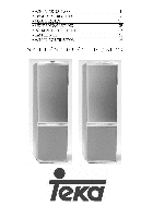 Kühlschränke Teka N/A NF 340 Handbuch