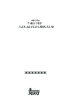Kühlschränke Teka TKI2 215 Handbuch